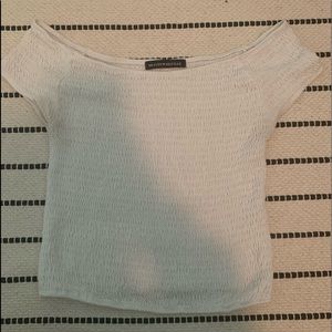 Brandy Off Shoulder Crop Top